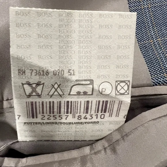 Calvin Klein Men Size 48R Suit Jacket Taupe 100% Wool Dry Clean Contemporary NWT - Picture 12 of 16